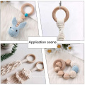 Bracelets Teether 54mm Natural Ring Baby Toys